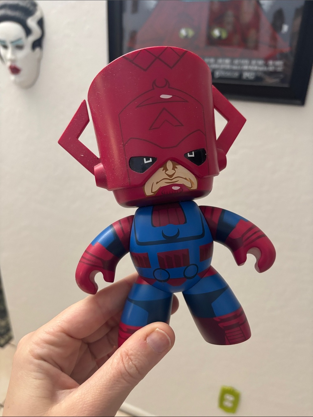 Hasbro Red & Blue Stylized Cosmic Figure Vinyl Toy
